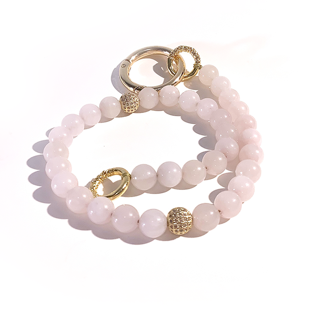 MultiWay 33 Natural Rose Quartz Mindfulness Beads