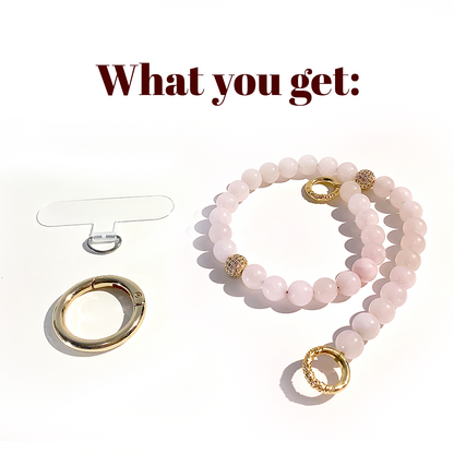 MultiWay 33 Natural Rose Quartz Mindfulness Beads