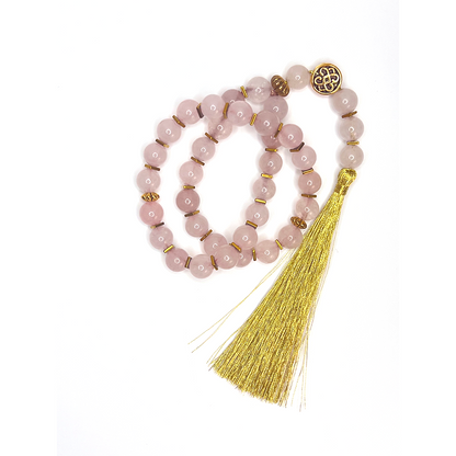 Rose quartz Prayer Bead 
