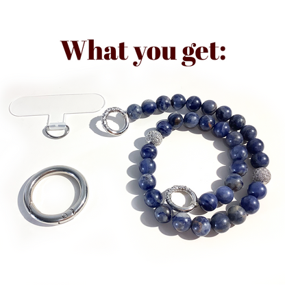 MultiWay 33 Natural Sodalite Mindfulness Beads