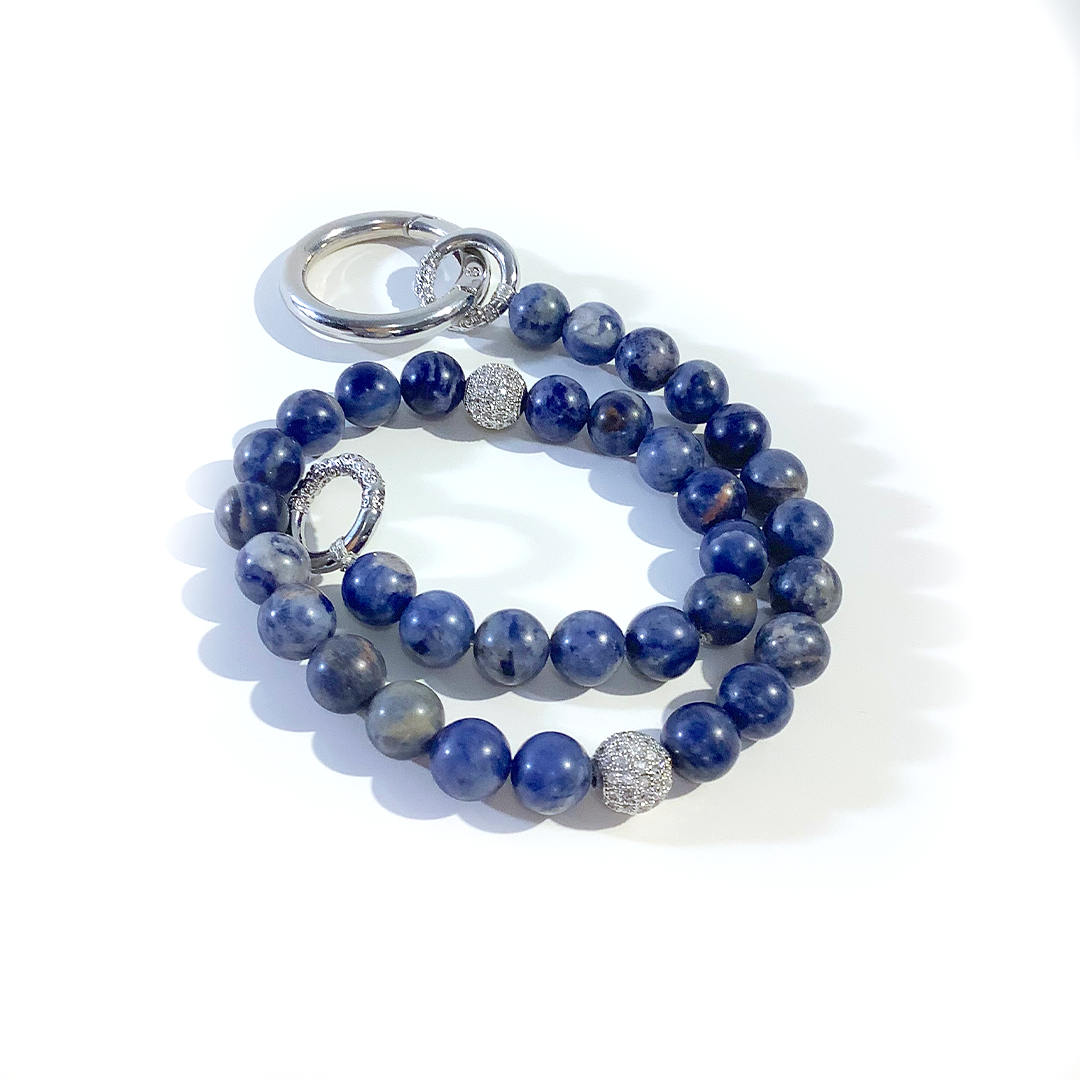 MultiWay 33 Natural Sodalite Mindfulness Beads