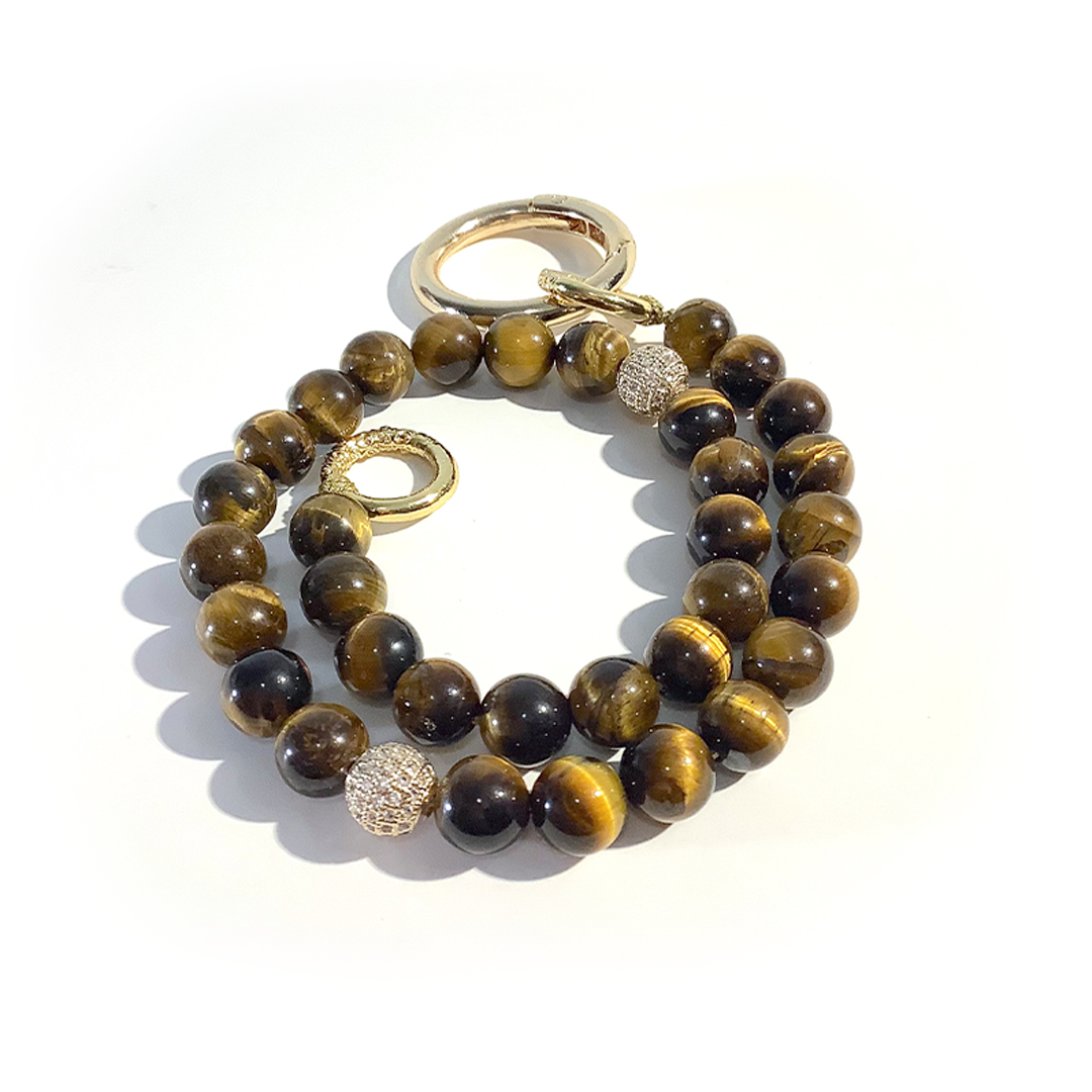 MultiWay 33 Natural Tiger's Eye Mindfulness Beads