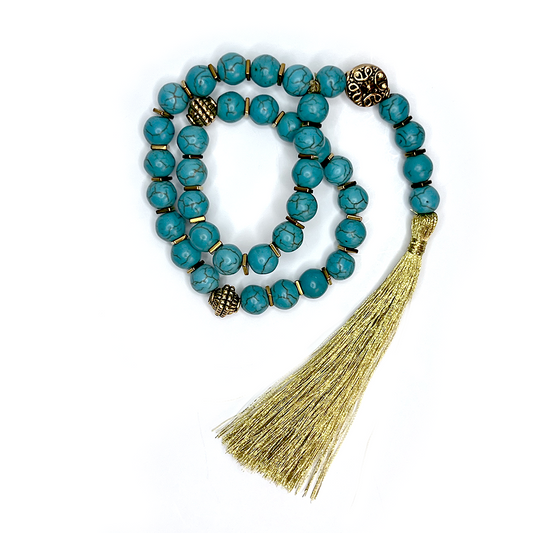 Turquoise Prayer Bead a1