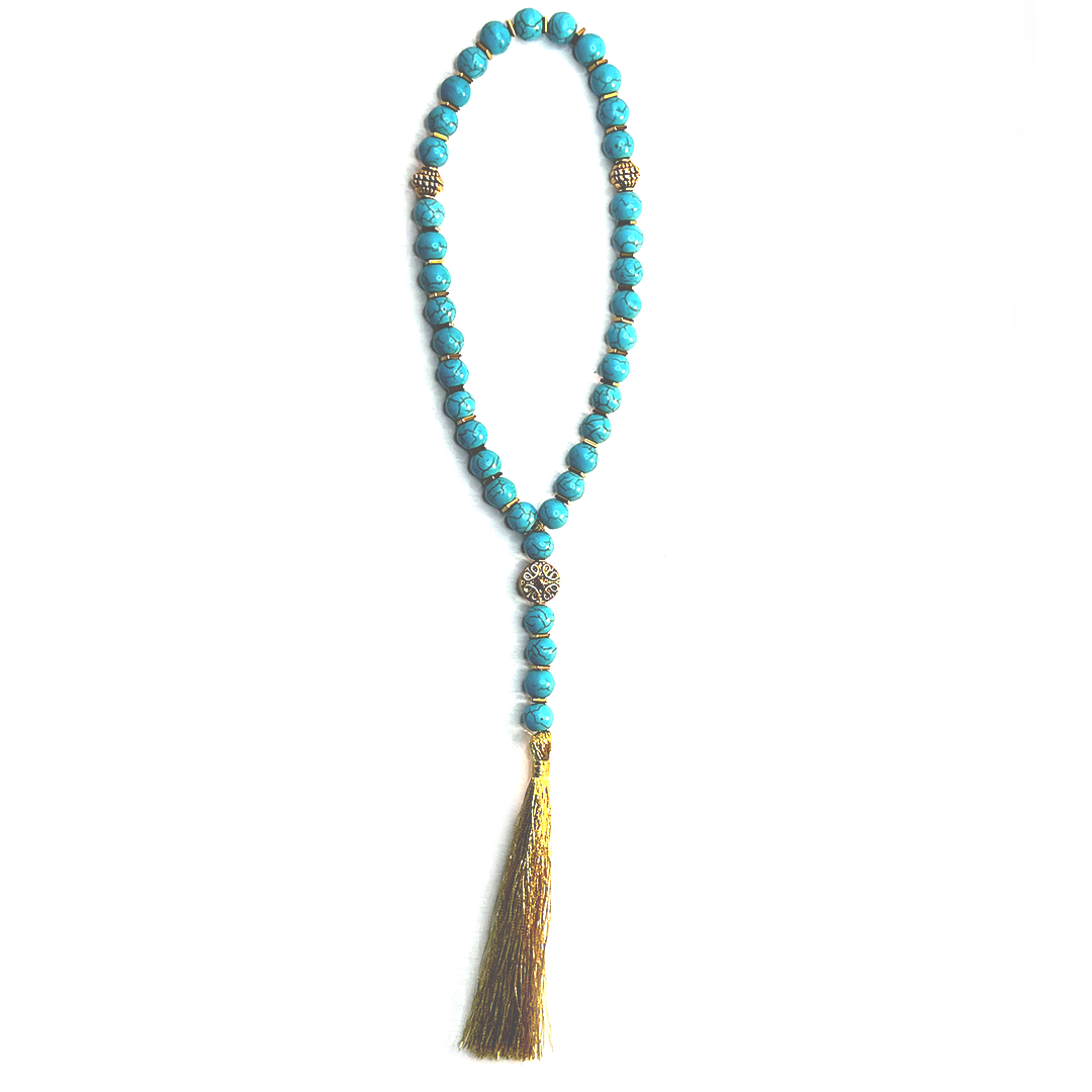 Turquoise Prayer Bead c1