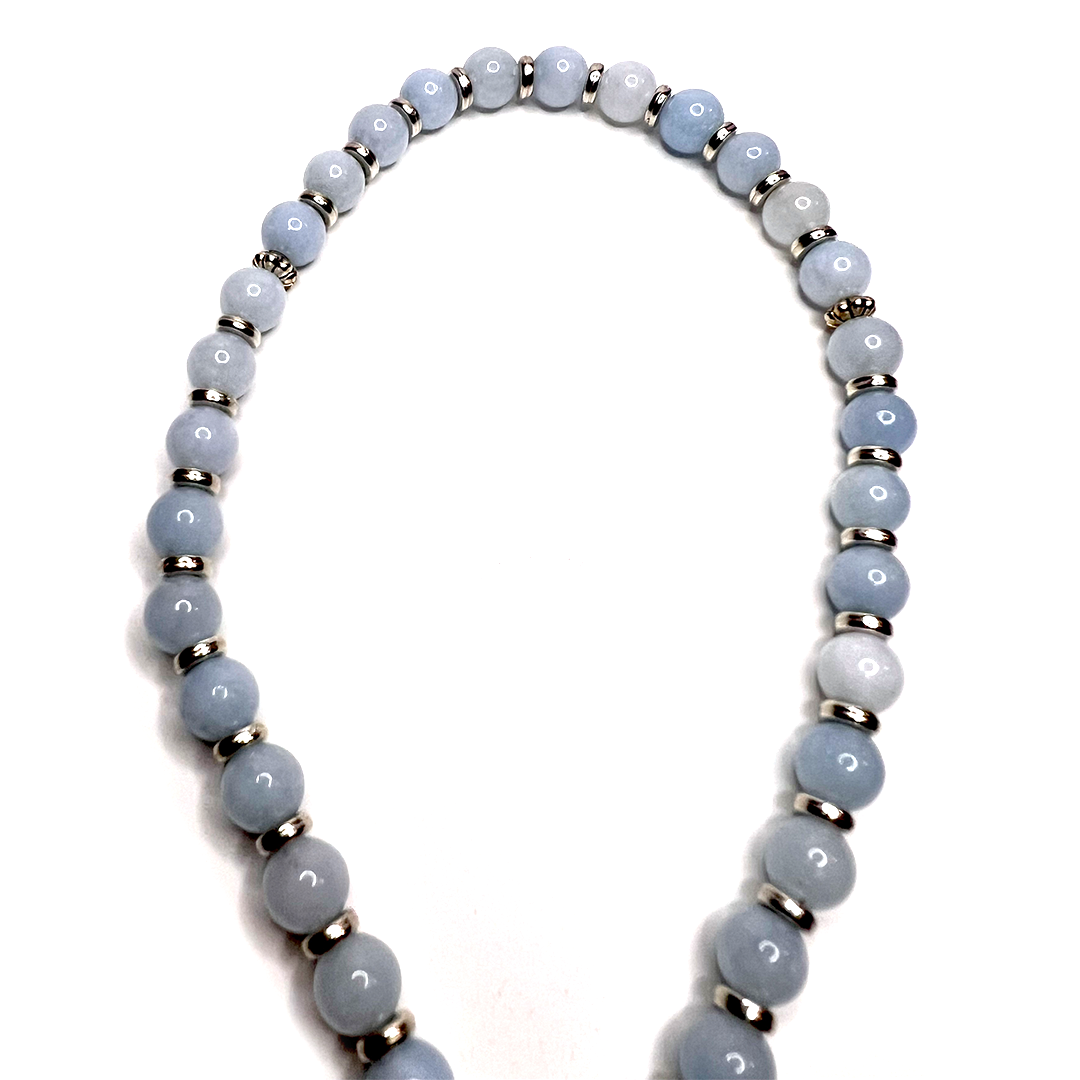 Aquamarine Prayer Bead